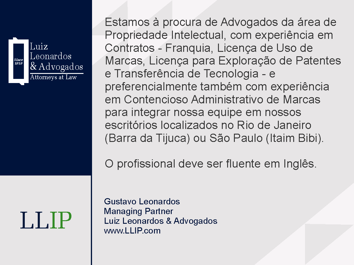 Estamos à procura de Advogados da área de Propriedade Intelectual